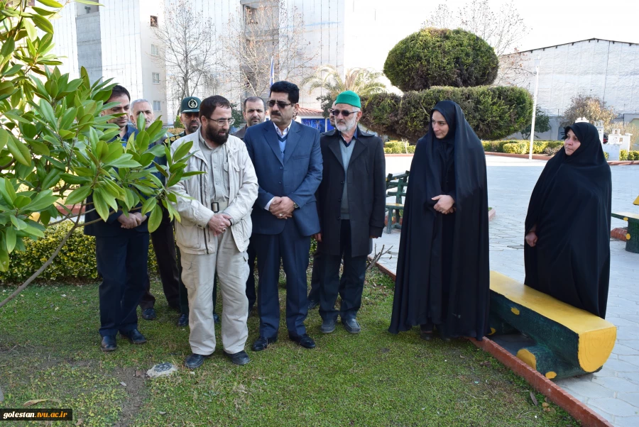 حضور سردار باقرزاده رییس بنیاد حفظ آثار وارزشهای دفاع مقدس و رییس  تفحص مفقودین به اتفاق هیات همراه ومسئولین استانی در دانشکده فنی مائده 2