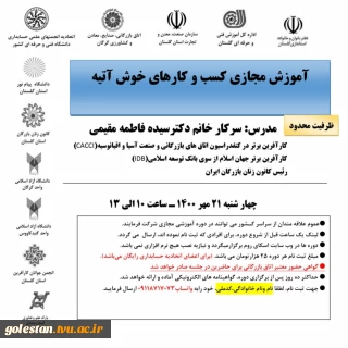 آموزش مجازی کسب و کار های خوش آتیه