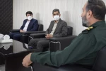 دیدار صمیمی دکتر منصور غفاری، سرپرست محترم دانشگاه فنی و حرفه ای استان گلستان با سردار ملک شاهکویی، فرمانده محترم سپاه نینوا استان گلستان. 2