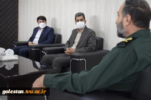 دیدار صمیمی دکتر منصور غفاری، سرپرست محترم دانشگاه فنی و حرفه ای استان گلستان با سردار ملک شاهکویی، فرمانده محترم سپاه نینوا استان گلستان. 2