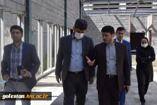 بازدید معاونت هماهنگی امور عمرانی استانداری جناب آقای مهندس سید النگی از پروژه سایت شهرک شهریار دانشگاه فنی و حرفه ای استان گلستان 8