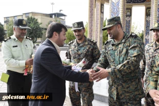 دیدار دکتر غفاری، رییس دانشگاه فنی و حرفه ای استان گلستان با سردار دادگر، فرمانده انتظامی استان  6