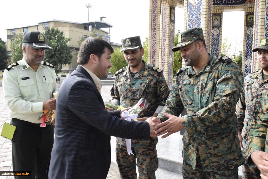 دیدار دکتر غفاری، رییس دانشگاه فنی و حرفه ای استان گلستان با سردار دادگر، فرمانده انتظامی استان  6