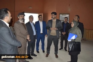 بازدید مهندس سید النگی شهردار محترم گرگان، مهندس ناصر گرزین رییس شورای اسلامی شهر گرگان و دکتر غفاری رییس دانشگاه فنی و حرفه ای استان گلستان و معاونین از پروژه نیمه تمام سایت شهرک شهریار پسران شهید چمران گرگان. 5