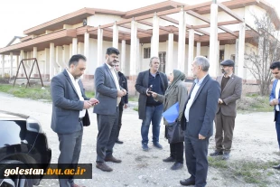 بازدید مهندس سید النگی شهردار محترم گرگان، مهندس ناصر گرزین رییس شورای اسلامی شهر گرگان و دکتر غفاری رییس دانشگاه فنی و حرفه ای استان گلستان و معاونین از پروژه نیمه تمام سایت شهرک شهریار پسران شهید چمران گرگان. 6