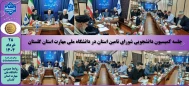 برگزاری جلسه کمیسیون دانشجویی شورای تامین استان در دانشگاه ملی مهارت استان گلستان