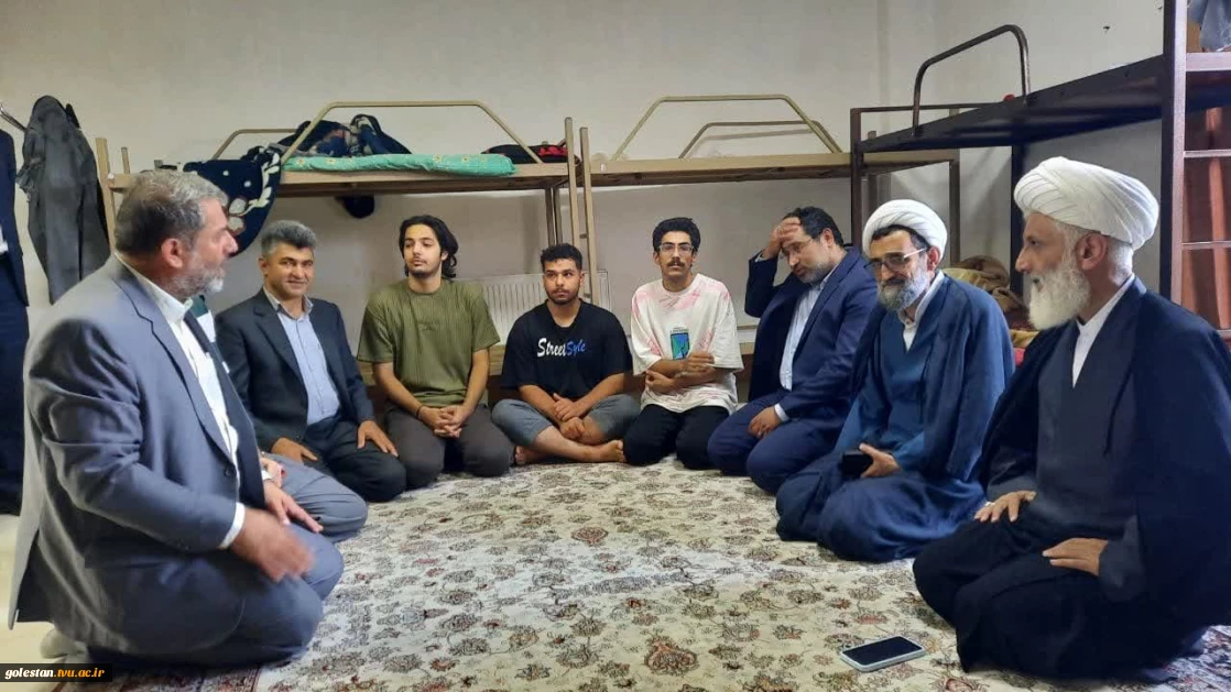 بازدید مسئولین دانشگاه ملی مهارت کشور از خوابگاه دانشجویی شهید محسن فخری زاده  استان گلستان